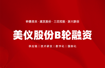  美儀完成數億元B輪融資